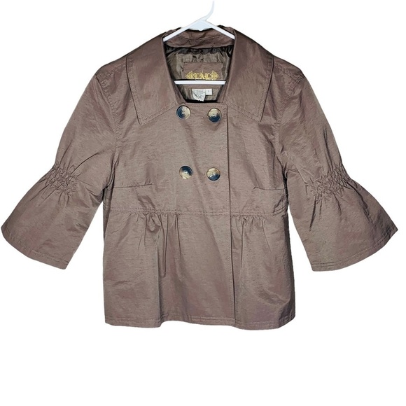 Live a Little Jackets & Blazers - Live a Little crop bell sleeve Shacket